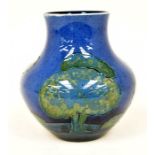 The Mitchell Collection of Moorcroft Pottery: A William Moorcroft 'Moonlit Blue' pattern 35 shape