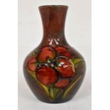 The Mitchell Collection of Moorcroft Pottery: A Moorcroft Flambe 'Freesia' pattern 2 shape vase on