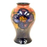 The Mitchell Collection of Moorcroft Pottery: A Walter Moorcroft Flambe 'Clematis' pattern 65