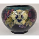 The Mitchell Collection of Moorcroft Pottery: A William Moorcroft 'Pansy' pattern 275 shape vase