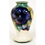 The Mitchell Collection of Moorcroft Pottery: A William Moorcroft 'Pansy' pattern 46 shape
