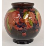 The Mitchell Collection of Moorcroft Pottery: A Walter Moorcroft Flambe 'Leaf and Berry' pattern