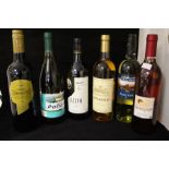 A selection of Wines Including Rioja, Pinot Grigio, Garnache, Emparaddo, Poliande, Calate Ud etc.