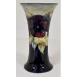 The Mitchell Collection of Moorcroft Pottery: A William Moorcroft 'Pansy' pattern 180 shape vase