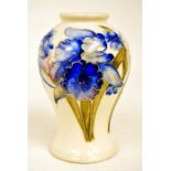 The Mitchell Collection of Moorcroft Pottery: A William Moorcroft salt glaze 'Orchid' pattern 65