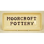 The Mitchell Collection of Moorcroft Pottery: A Moorcroft Pottery rectangular pin tray 'Moorcroft