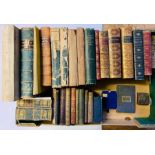 Collection of books, 19th- and early-20th century, including some decorative bindings. To include