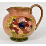 The Mitchell Collection of Moorcroft Pottery: A Moorcroft Flambe 'Anemone' pattern small bulbous