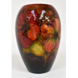 The Mitchell Collection of Moorcroft Pottery: A Walter Moorcroft Flambe 'Hibiscus' pattern 102 shape