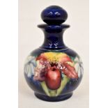 The Mitchell Collection of Moorcroft Pottery: A Walter Moorcroft 'Orchid' pattern scent bottle and