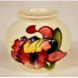 The Mitchell Collection of Moorcroft Pottery: A small 'Orchid' pattern 55 shape vase. Height