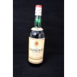 A bottle of 12 year old glenlivett 12 year old without box, Slight soiling to label,  measures at