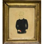 .....Green (British, early 19th Century), a portrait miniature of a boy, Jacob Lampard, signed and