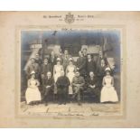 Photography. Collection of seven photographic group portraits relating to Guy's Hospital,