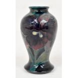 The Mitchell Collection of Moorcroft Pottery: A William Moorcroft 'Black Orchid' pattern 46 shape