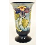 The Mitchell Collection of Moorcroft Pottery: A Walter Moorcroft 'Columbine' pattern pedestal