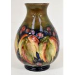 The Mitchell Collection of Moorcroft Pottery: A Walter Moorcroft light Flambe 'Leaf and Berry'
