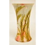 The Mitchell Collection of Moorcroft Pottery: A William Moorcroft Light Flambe 'Waving Corn' pattern