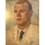 Hilda Elizabeth Kidman, A.S.W.A (British, 1891-1980), portrait of George Kidman, signed and dated