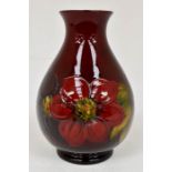 The Mitchell Collection of Moorcroft Pottery: A Walter Moorcroft Flambe 'Clematis' pattern 'Kiln'