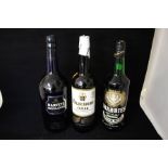 A group Of sherry to include Harveys Bristol Cream, Jerez Sweet Sherry, Crabbies Ginger wine.