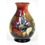 The Mitchell Collection of Moorcroft Pottery: A Walter Moorcroft part Flambe 'Clematis' pattern kiln
