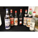 A selection of martini + Dabbonet, Sambuca And vodka (7)