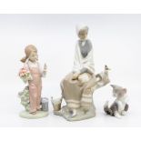 Three Lladro figures