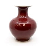 A Chinese Sang-de-Beouf vase