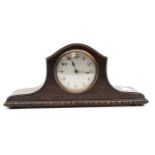 Early 20th Century 8 day mantle clock, hard wood wall stand and early 20th Century tea pot stand