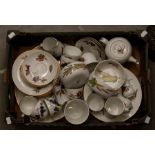 Royal Worcester Evesham dinner services with tea and breakfast pots