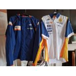 Renault F1 Team Crew waterproof jacket and crew shirt. Size XL. Provenance: The seller worked as