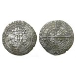 Henry VI Groat. Rosette-Mascle Issue, 1430-31 AD. Size: 26mm, 3.72g. Obverse: Crowned facing