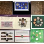 1932 year set (rare year Florin), Coins of King George VI, 1963 year set, 200th anniversary of steam