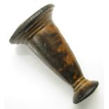 Rare Iron Age Spear Ferrule.  Circa 2nd - 1st century BC. Size: 37.00 mm. A cast bronze ferrule of