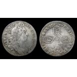 William III sixpence 1697. 21mm. 3.15g.