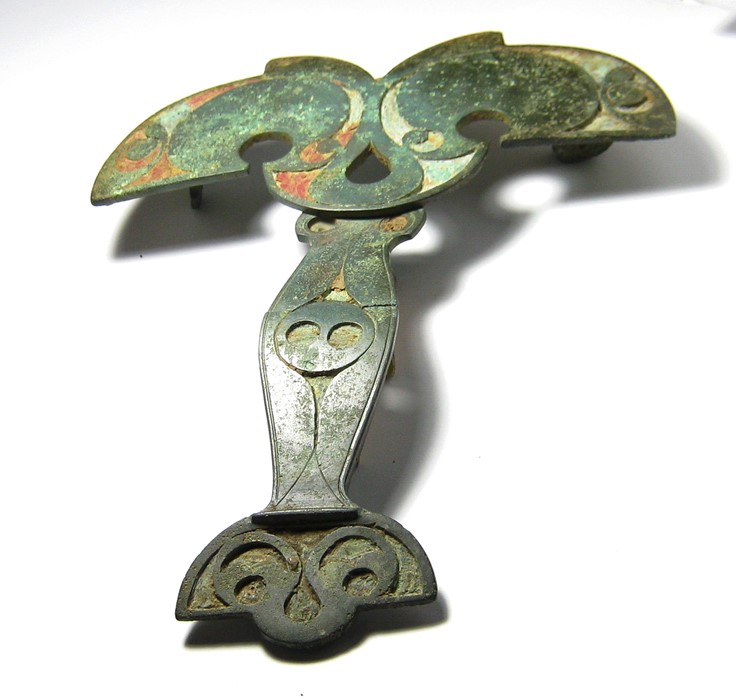 Celtic Harness Brooch. This amazing piece of Ancient British horse furniture dates back to the mid - Image 6 of 8