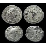 Roman Silver Denarius.   AD, 69 - 79, 224. Silver, 2.77 / 1.83 grams. 18.33 / 20.42 mm.  Vespasian,