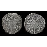 Edward IV Bristol Groat.  Light coinage, 1464 - 70. Silver, 2.75 grams. 25.04 mm. Obverse: Crowned