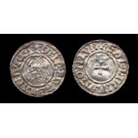 Aethelred II Penny.  Circa, 1009 - 1017 AD. Silver, 1.19 grams. 20.26 mm. Obverse: Diademed bust