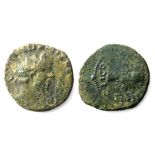 Carausius Antoninianus.   Mid AD 286 - summer 293. Billon, 3.95 grams. 19.97 mm. Obverse: Radiate