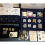 UK & World Coins, Roman Bronze Coins, 9 x Commemorative Crowns, 2 x £5 coins, 1996 U.S Olympic