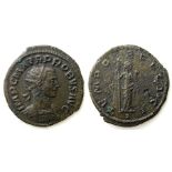 Probus Antoninianus.   AD 276 - 282. Billon, 3.68 grams. 22.38 mm. Obverse: Radiate bust right,