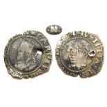 Charles I Aberystwyth Penny.  1625-49 AD. Silver, 0.4 grams. 13.4 mm. Obverse: Crowned bust left,