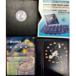 Euro Coin Collection in 3 Albums.