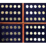 €2 Euro Coin Collection in four presentation cases 60 in total all in coin capsules.