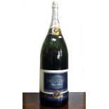 A large empty Champagne bottle, re-sealed. 80 cm tall. 15000ml Nebuchadnezzar