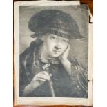 An extensive collection of hundreds of loose prints (etchings, engravings, lithographs), mostly