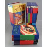 Rowling, J. K. Harry Potter collection, comprising: The Harry Potter Boxed Set, paperback editions