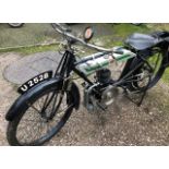 Vintage Motorcycle: 1921 Connaught 234cc. First registered 13/01/1921. Engine no. 479.